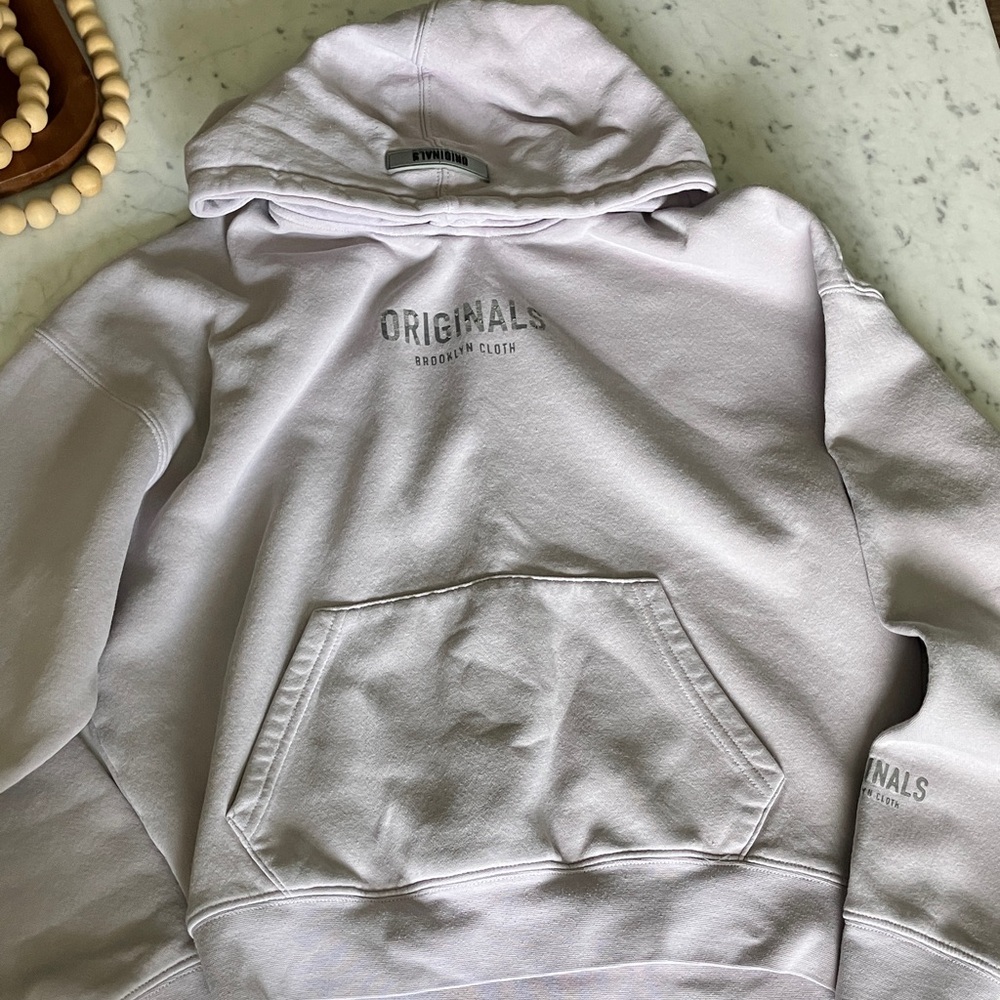 SHEIN Light Lavender 'Originals' Brooklyn Cloth Hoodie